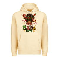Pina Colada mama claus afro messy bun Premium Hoodie - texasbilliewilder