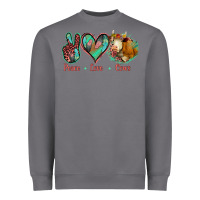 Storm Peace Love Cows Heavyweight Sweatshirt - Jasminsmagicworld