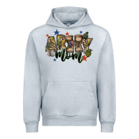 Heather Grey army mom Urban Hoodie - FaDigitalArtStudio