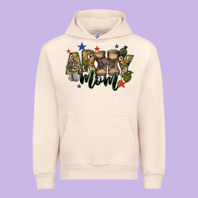 Army Mom Urban Hoodie Designed By Fadigitalartstudio