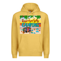 Antique Gold summer camping Premium Hoodie - JahusDesignShop