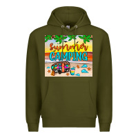 Army Green summer camping Premium Hoodie - JahusDesignShop
