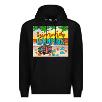 Black summer camping Premium Hoodie - JahusDesignShop