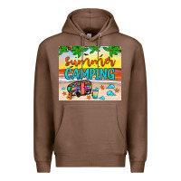 Chestnut summer camping Premium Hoodie - JahusDesignShop