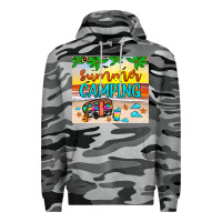 Slate Camo summer camping Premium Hoodie - JahusDesignShop