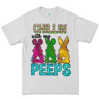 Dove Grey Chillin with my peeps Ester Day Premium Tee - Neo Western