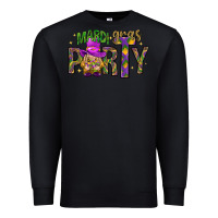 Black Mardi Gras party Premium Sweatshirt - NancyCooperArtShop