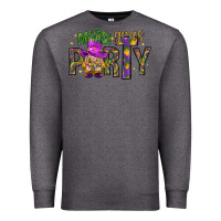 Charcoal Heather Mardi Gras party Premium Sweatshirt - NancyCooperArtShop