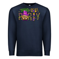 Navy Mardi Gras party Premium Sweatshirt - NancyCooperArtShop