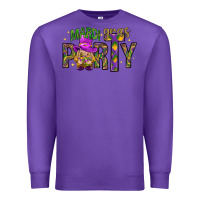Purple Mardi Gras party Premium Sweatshirt - NancyCooperArtShop