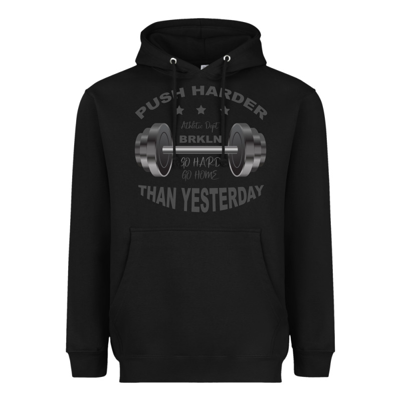 Push Harder Heavyweight Hoodie by Bettercallsaul | Teevron