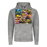 Cloud Rock excavator American flag Vintage Hoodie - Artiststas