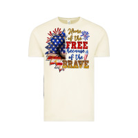 Vintage Arctic home of the free because of the brave Vintage Tee - NancyCooperArtShop