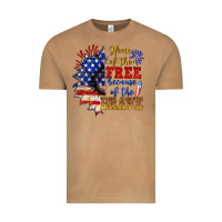 Home Of The Free Because Of The Brave Vintage Tee | Teevron