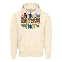 Sandshell proud autism mom design Zipper Hoodie - LillyAllenDesigns