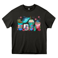 Asphalt turtle coffee cups Heavy Core Tee - Zillion Design Studio