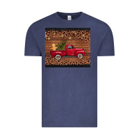 Vintage Denim Christmas truck Vintage Tee - AdoDesignShop