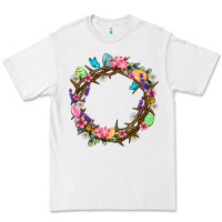 White Crown of thorns Easter Day Premium Tee - Neo Western
