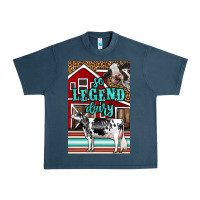Midnight Navy Western So Legend Dairy Holstein Cow Urban Heavy Tee - LillyAllenDesigns
