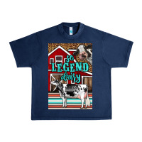 Navy Western So Legend Dairy Holstein Cow Urban Heavy Tee - LillyAllenDesigns