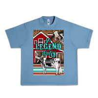 Pebble Blue Western So Legend Dairy Holstein Cow Urban Heavy Tee - LillyAllenDesigns