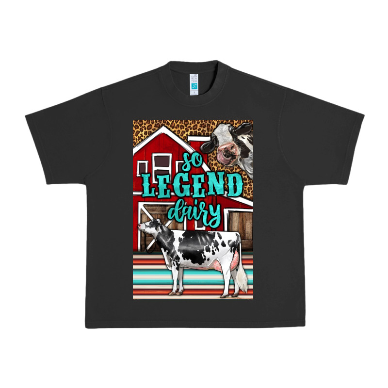 Western So Legend Dairy Holstein Cow Urban Heavy Tee by LillyAllenDesigns | Teevron