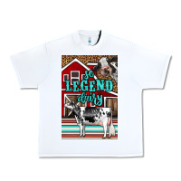 White Western So Legend Dairy Holstein Cow Urban Heavy Tee - LillyAllenDesigns