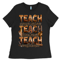Black teach compassion teach kindness teach confidence Ladies Tee - Zillion Design Studio