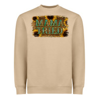 Mushroom Sunflower Leopard Mama Tried Heavyweight Sweatshirt - Jasminsmagicworld