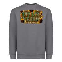 Storm Sunflower Leopard Mama Tried Heavyweight Sweatshirt - Jasminsmagicworld
