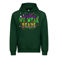 Forest Green on tuesday we wear beads olivia Urban Hoodie - OliviaCreatesArt