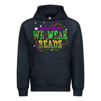 Navy on tuesday we wear beads olivia Urban Hoodie - OliviaCreatesArt