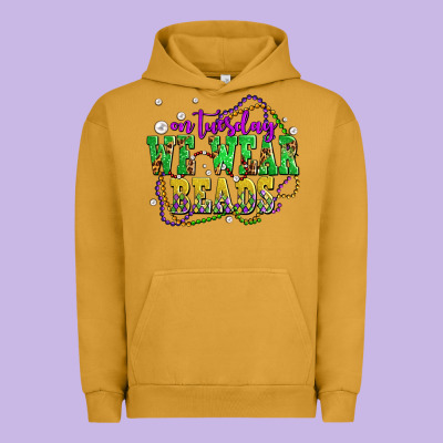 On Tuesday We Wear Beads Olivia Urban Hoodie Designed By Oliviacreatesart