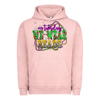 Pigment Salmon on tuesday we wear beads olivia Urban Hoodie - OliviaCreatesArt