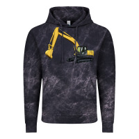 Cloud Black excavator Vintage Hoodie - Artiststas