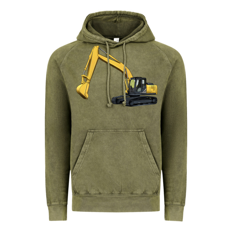 Excavator Vintage Hoodie by Artiststas | Teevron