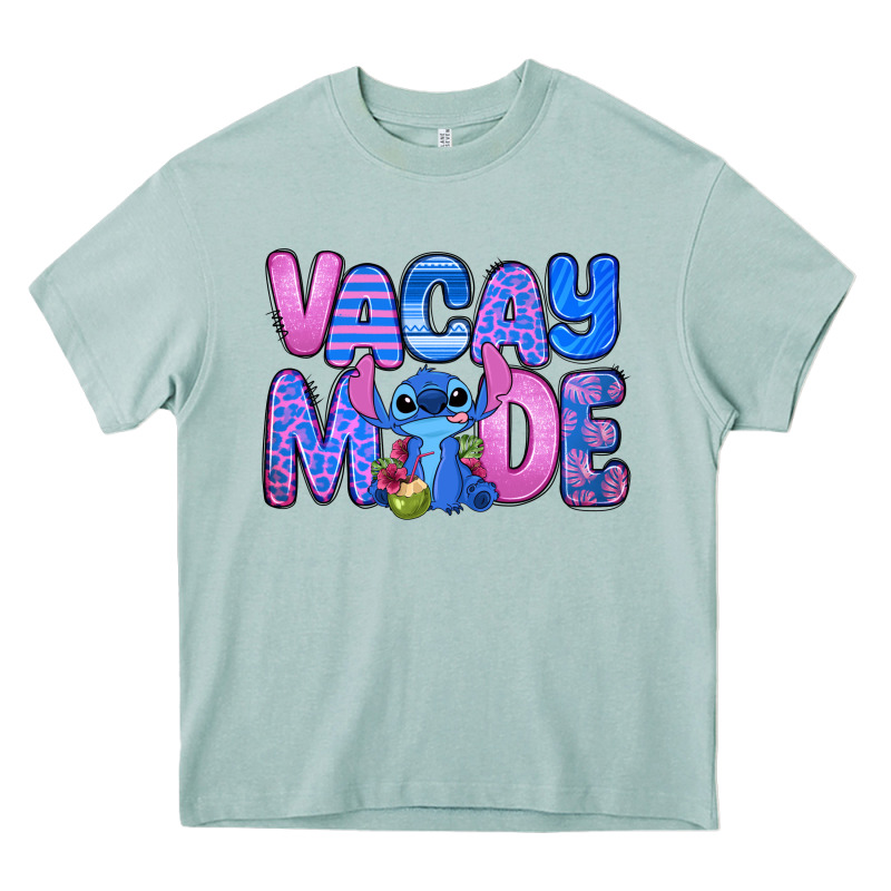 Vacay Mode Stitch Heavy Core Tee by Zillion Design Studio | Teevron