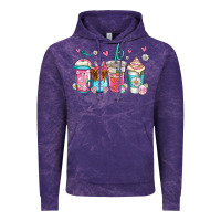 Cloud Purple easter longhaired cow coffee cups Vintage Hoodie - Jasminsmagicworld