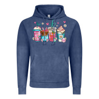 Vintage Denim easter longhaired cow coffee cups Vintage Hoodie - Jasminsmagicworld