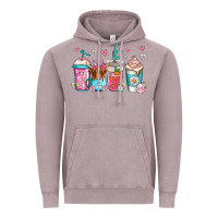 Vintage Zinc easter longhaired cow coffee cups Vintage Hoodie - Jasminsmagicworld