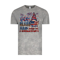 Cloud Rock god bless america Vintage Tee - NancyCooperArtShop