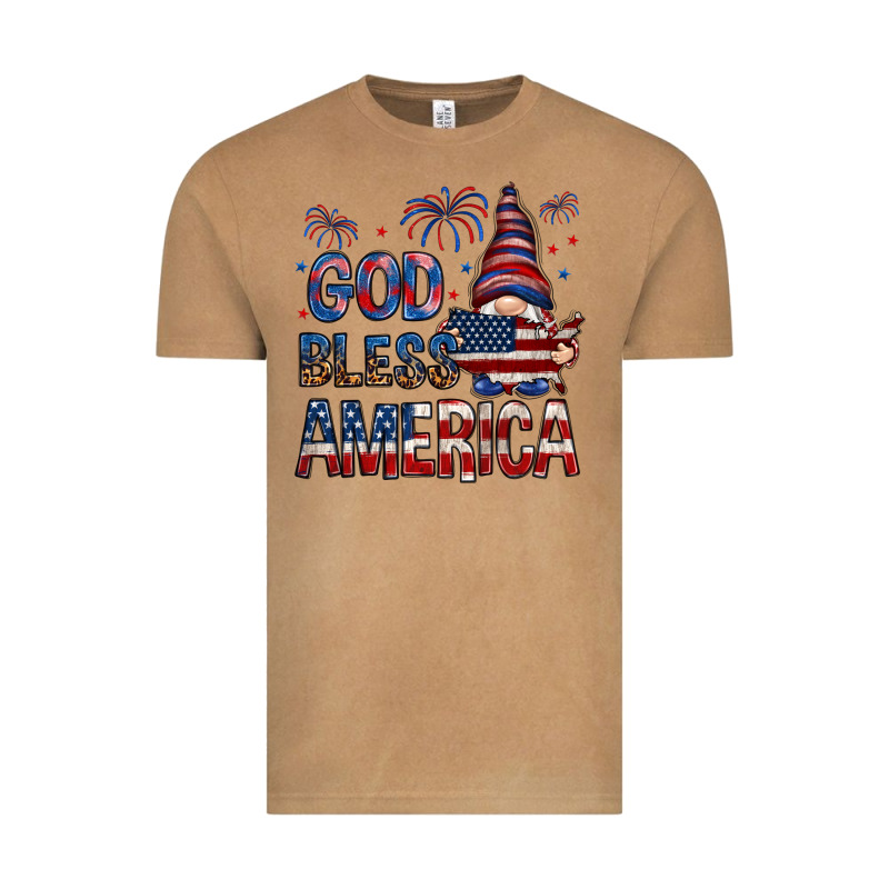 God Bless America Vintage Tee by NancyCooperArtShop | Teevron