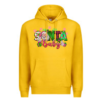 Lemon santa baby pink christmas Premium Hoodie - texasbilliewilder