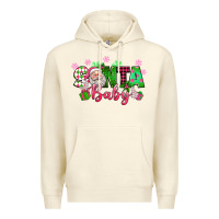 Sandshell santa baby pink christmas Premium Hoodie - texasbilliewilder