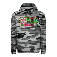 Slate Camo santa baby pink christmas Premium Hoodie - texasbilliewilder