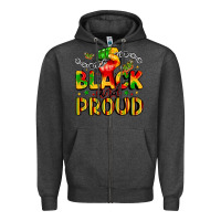 Charcoal Heather empowerment and celebration design Zipper Hoodie - LillyAllenDesigns