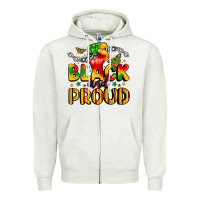 Oatmeal Heather empowerment and celebration design Zipper Hoodie - LillyAllenDesigns