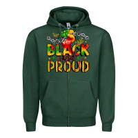 Sports Green empowerment and celebration design Zipper Hoodie - LillyAllenDesigns