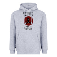 Heather Grey Your Biggest Competitor Heavyweight Hoodie - Bettercallsaul