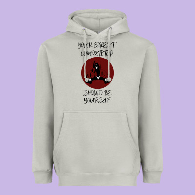 Your Biggest Competitor Heavyweight Hoodie Designed By Bettercallsaul